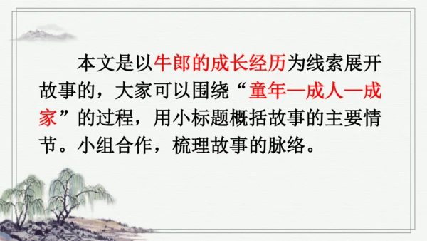 部编版五年级上册语文 10 牛郎织女（一） 课件