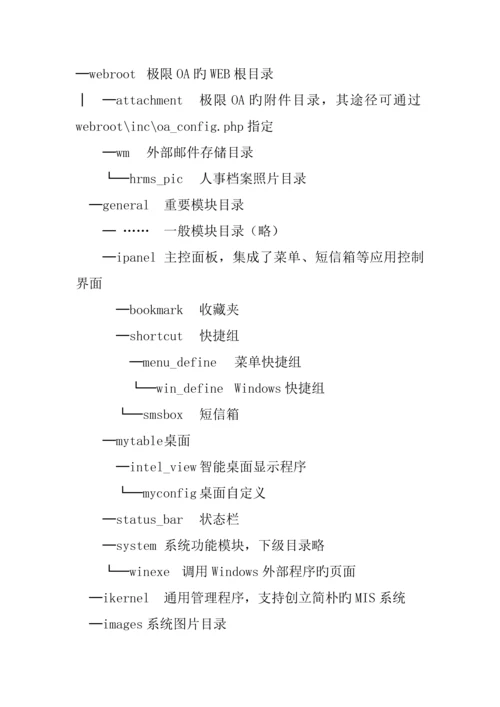 OA网络智能办公系统二次开发标准手册.docx