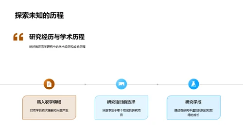 农学研究探秘