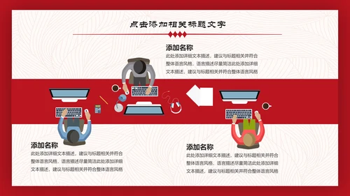 喜庆年年终总结暨新年计划PPT模板