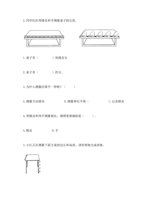 教科版一年级上册科学期末测试卷带答案（新）.docx
