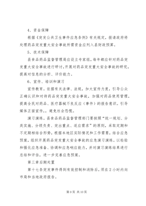 药品安全突发事件应急预案[1] (5).docx