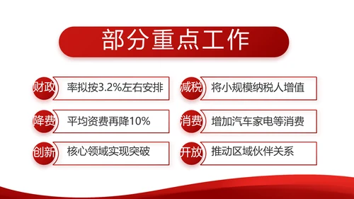 红色简约教育扶贫资助工作总结PPT动态模板
