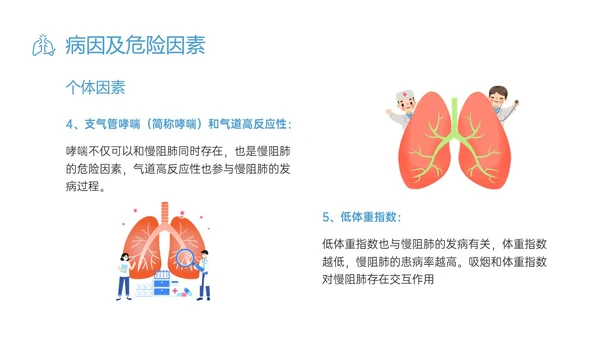 蓝色简约科技慢阻肺相关知识培训PPT课件世界慢阻肺日