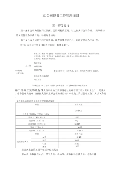 职务工资管理细则.docx