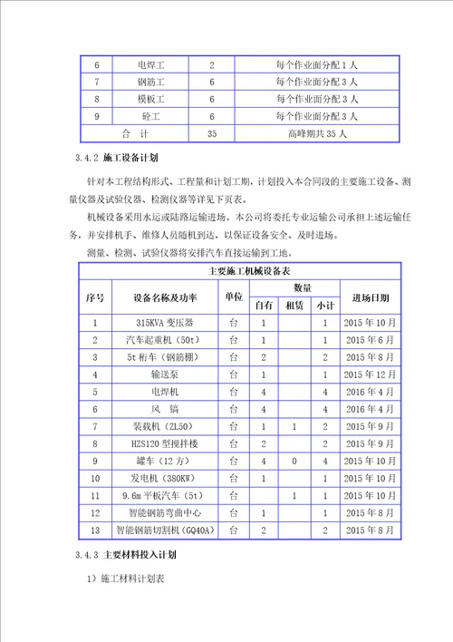 薄壁墩身及盖梁施工方案