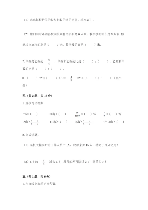 人教版六年级数学下学期期末测试题精品【达标题】.docx
