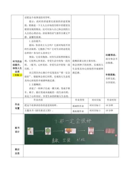 那一定会很好