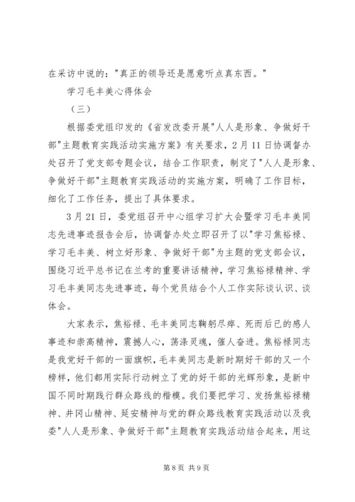 学习毛丰美心得体会 (6).docx