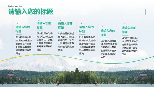 旅游项目商业计划书通用PPT模板