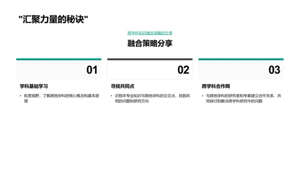 跨学科研究实践报告PPT模板