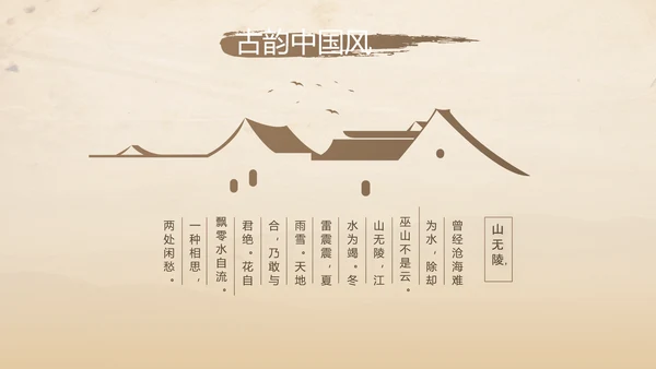 古香古色中医科年终总结报告动态PPT模板