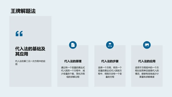 方程解析技巧PPT模板