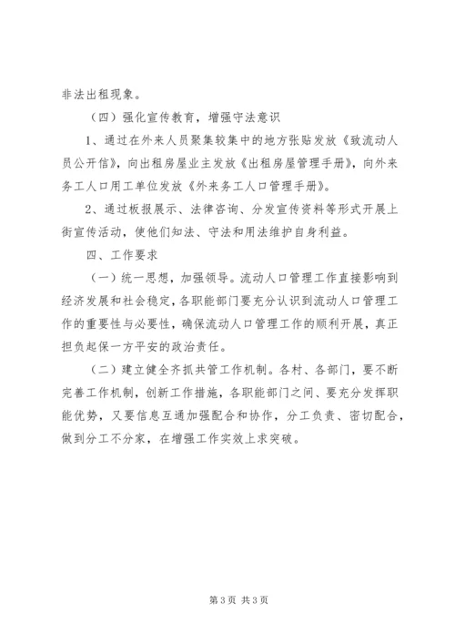 流动人口管理工作计划.docx