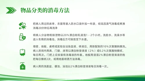 绿色简约科技医疗垃圾分类PPT课件