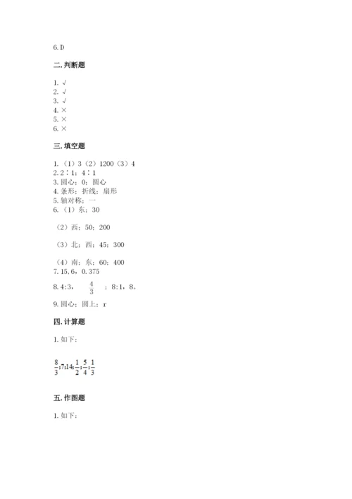 小学数学六年级上册期末考试试卷精品（精选题）.docx