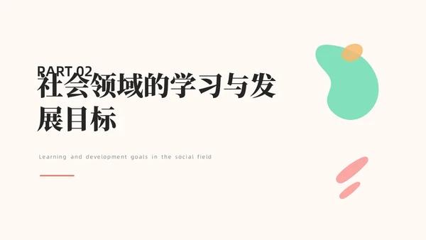 橙色简约莫兰迪幼儿园社会领域PPT培训PPT模板幼儿园教师培训