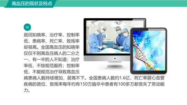 高血压糖尿病护知识慢性病防治通用PPT模板