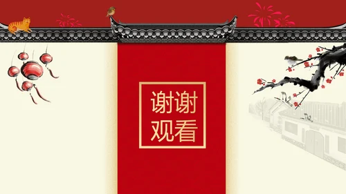 传统中国风北京记忆春节文化宣传PPT模板