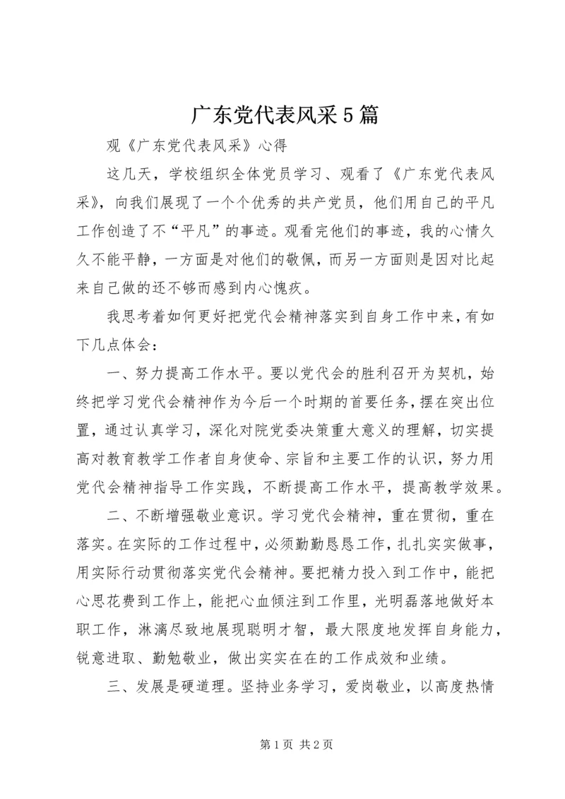 广东党代表风采5篇 (3).docx