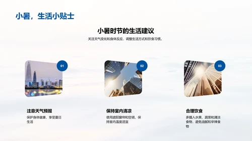 小暑生活适应指导PPT模板