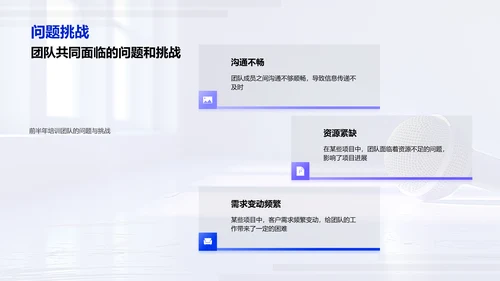 团队工作半年总结PPT模板