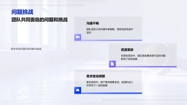 团队工作半年总结PPT模板