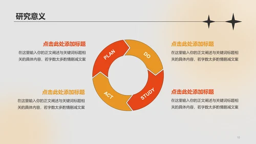 橙色创意梦想起航毕业答辩PPT