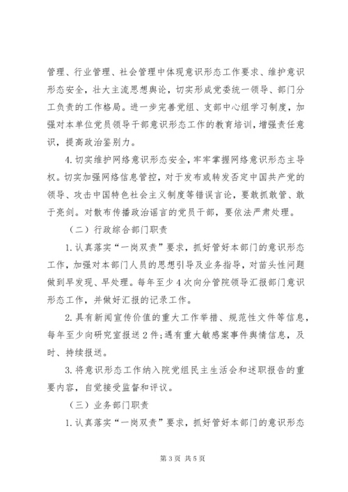 检察机关意识形态工作责任制考核办法.docx