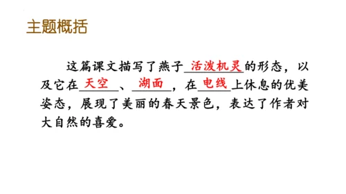 2《燕子》课件