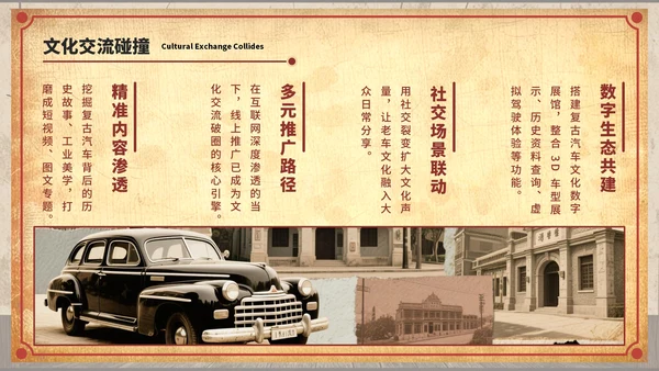 深红色复古风七七事变：镌刻在记忆中的爱国坐标ppt模板