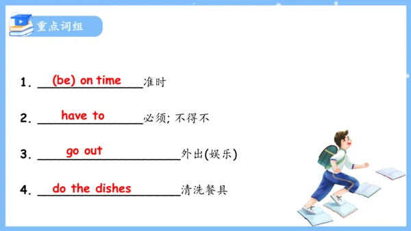 Unit 4 Don't eat in class单元复习课件（词组+句型+知识点+语法+写作指导+