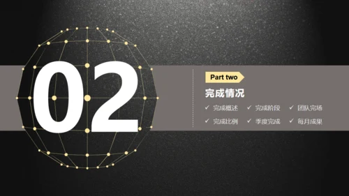黑色质感动态实用商务工作汇报通用PPT模板