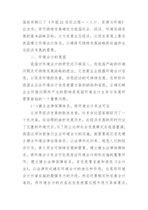 环境会计方面论文优秀范文.docx