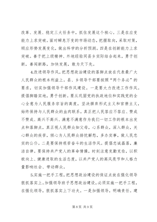 乡镇领导班子建设工作总结.docx