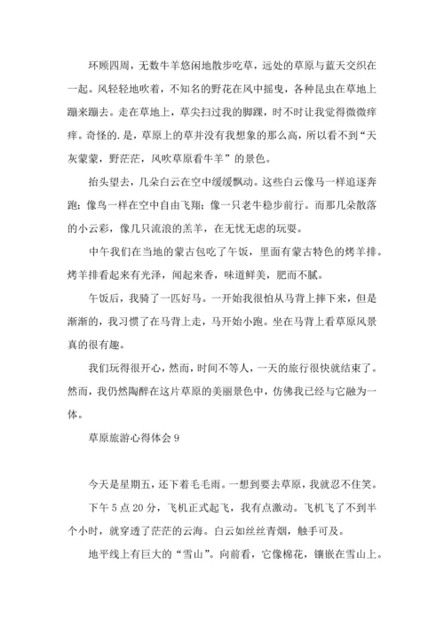 草原旅游心得体会.docx