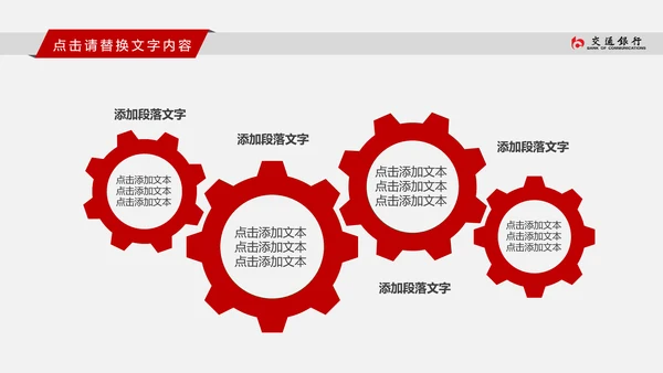 交通银行交行工作总结汇报PPT模版