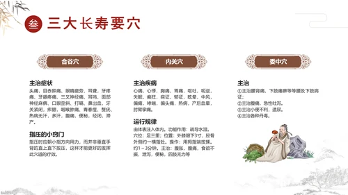 传统中国风中医经络养生PPT课件