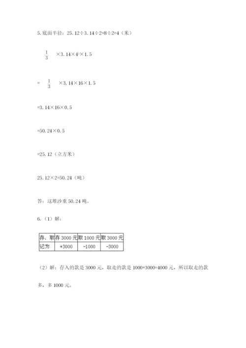 小学毕业班数学检测题附完整答案（夺冠系列）.docx