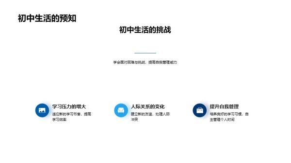 初中生活的启航