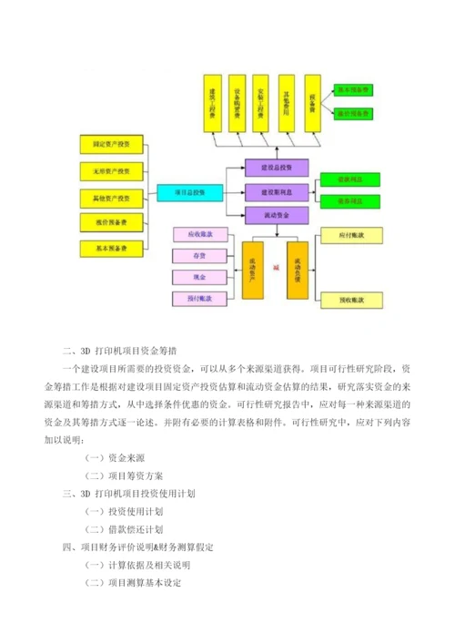 3D打印机项目可行性研究报告模板.docx