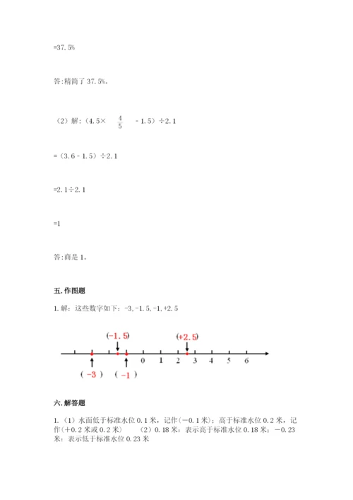 莆田市小升初数学测试卷1套.docx