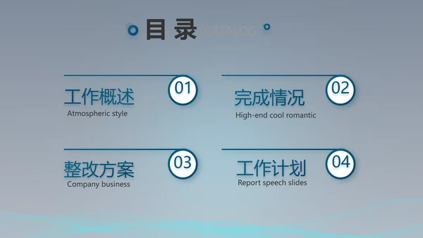 蓝色科技感AI智能大脑动态PPT
