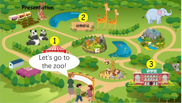 Unit3 At the zoo A let's talk 课件(共24张PPT)