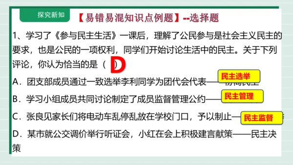 九上道法第二单元复习课件2024(1)