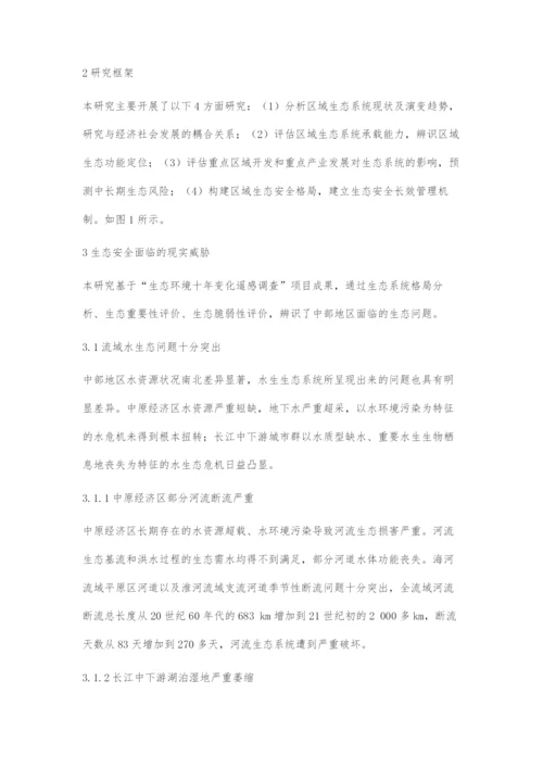 中部地区战略发展生态安全制约及对策.docx