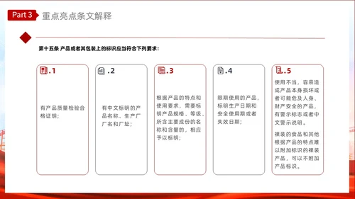 红色光效产品质量法PPT法律