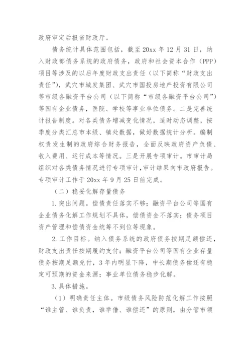 化解公司债务实施方案.docx