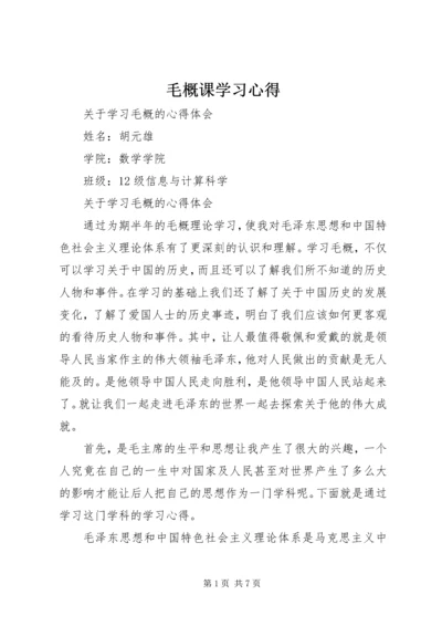 毛概课学习心得 (5).docx