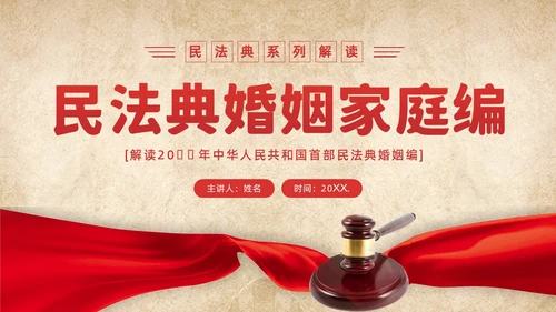民法典婚姻篇学习民法典法律知识PPT课件